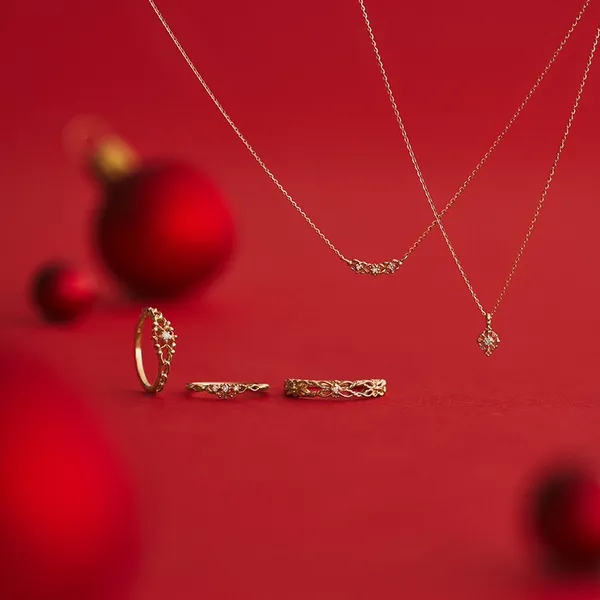 High Quality Stainless Steel Jewelry Necklace Color Stone Setting