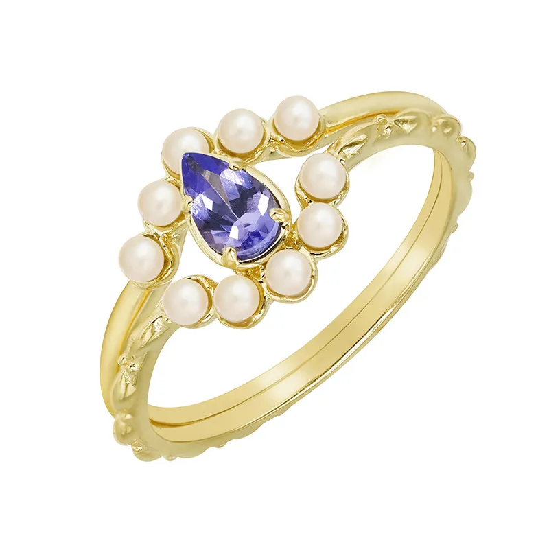 High Quality Stainless Steel Jewelry Necklace Color Stone Setting