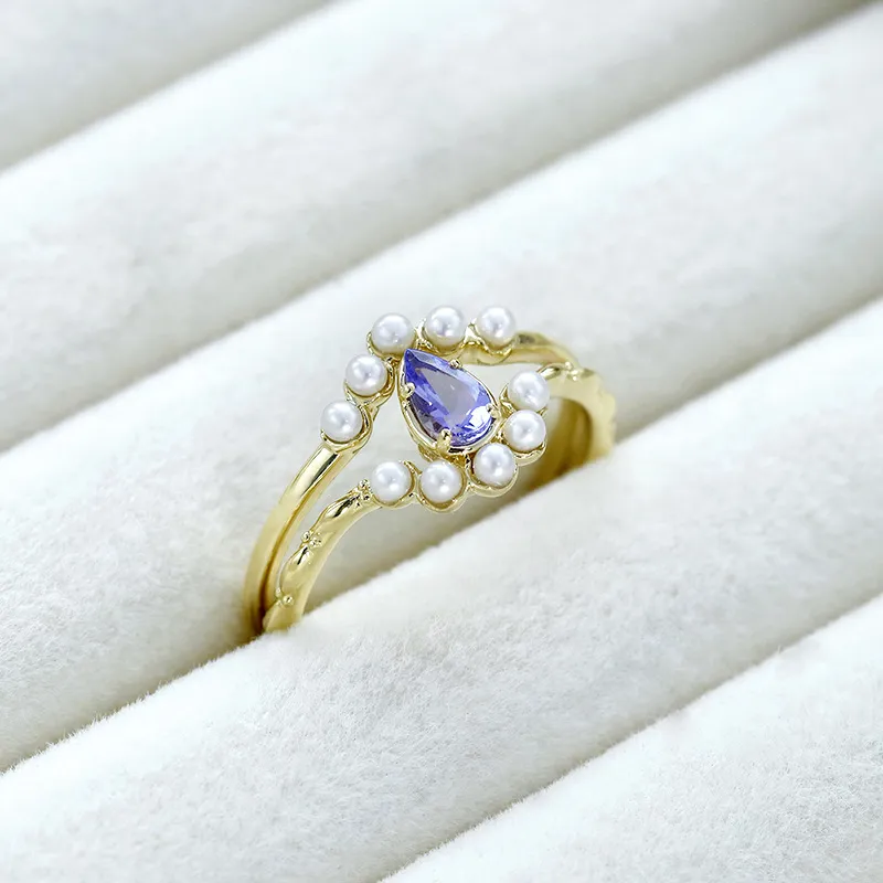 High Quality Stainless Steel Jewelry Necklace Color Stone Setting