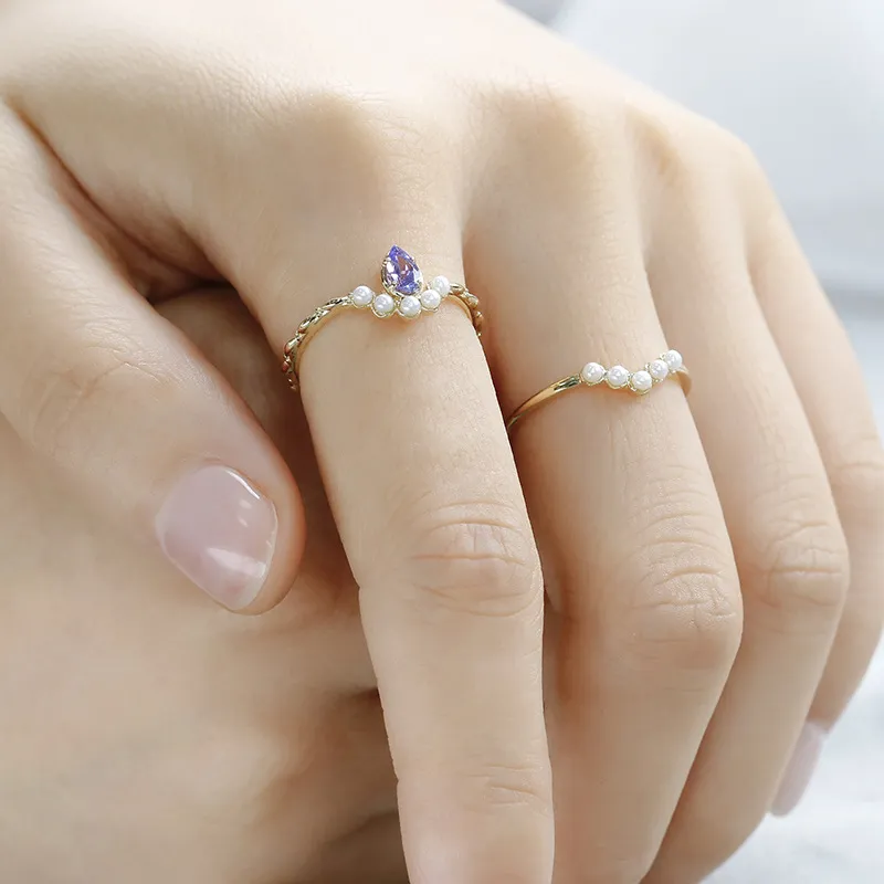 High Quality Stainless Steel Jewelry Necklace Color Stone Setting