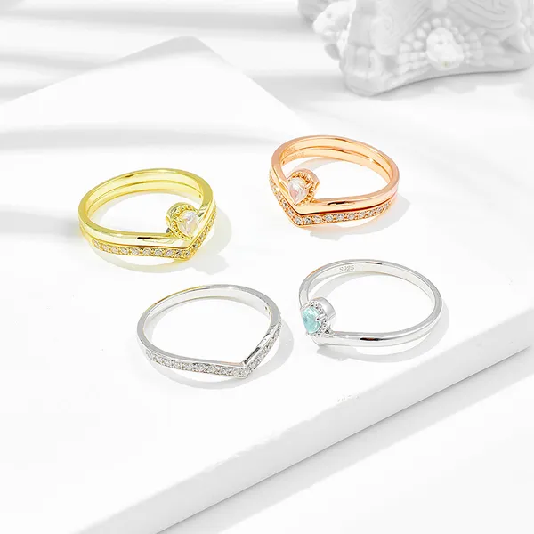 High Quality Stainless Steel Jewelry Necklace Color Stone Setting