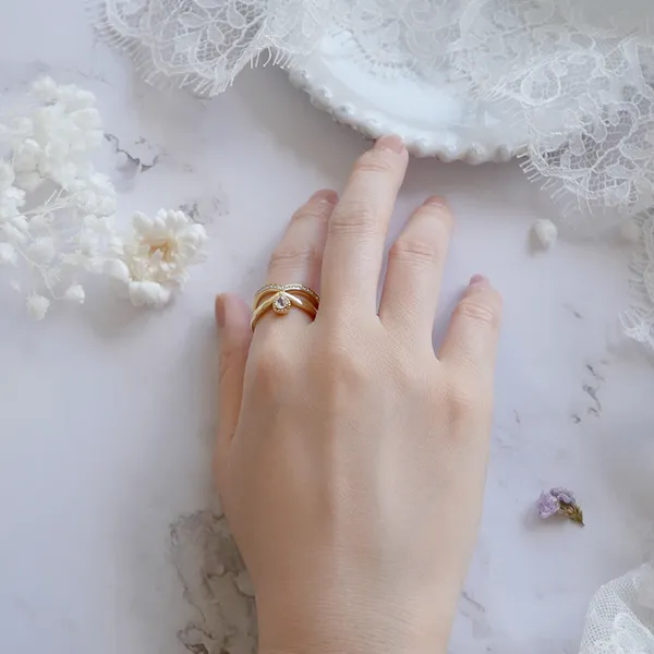 High Quality Stainless Steel Jewelry Necklace Color Stone Setting