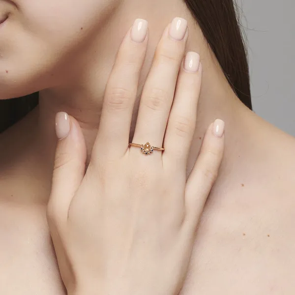 High Quality Stainless Steel Jewelry Necklace Color Stone Setting