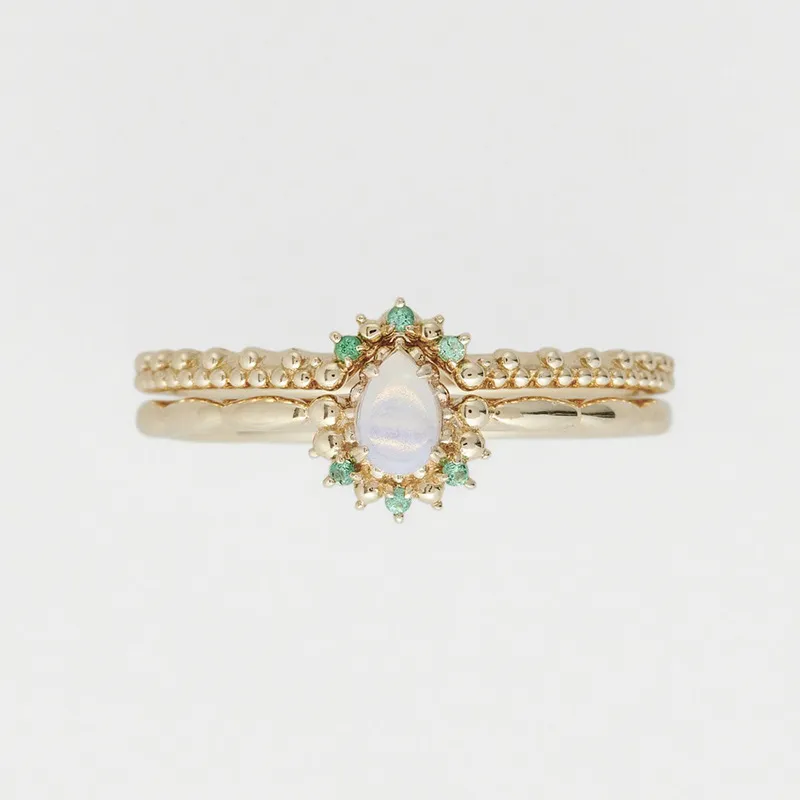 High Quality Stainless Steel Jewelry Necklace Color Stone Setting