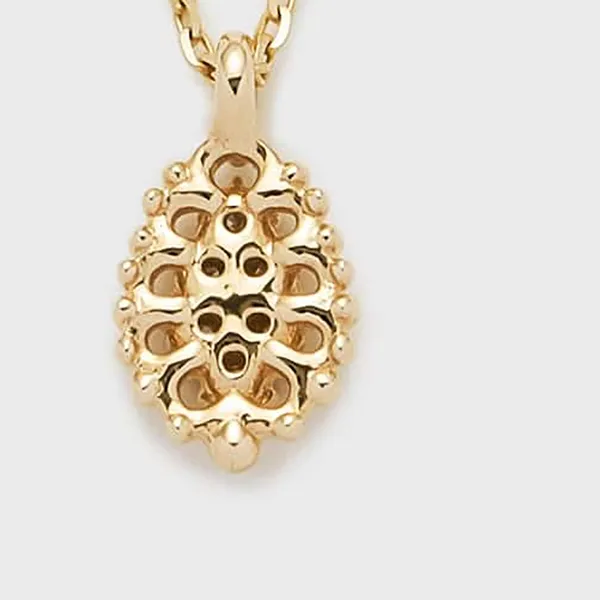 High Quality Stainless Steel Jewelry Necklace Color Stone Setting