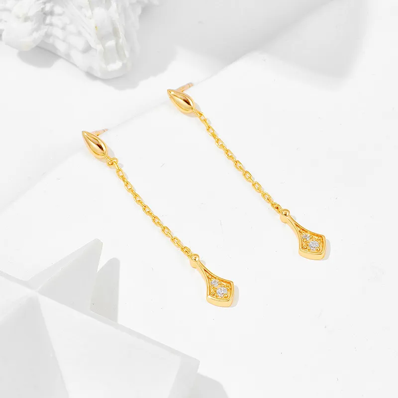 High Quality Stainless Steel Jewelry Necklace Color Stone Setting