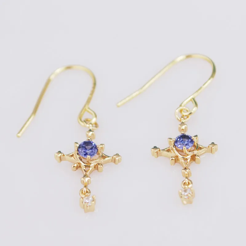 High Quality Stainless Steel Jewelry Necklace Color Stone Setting