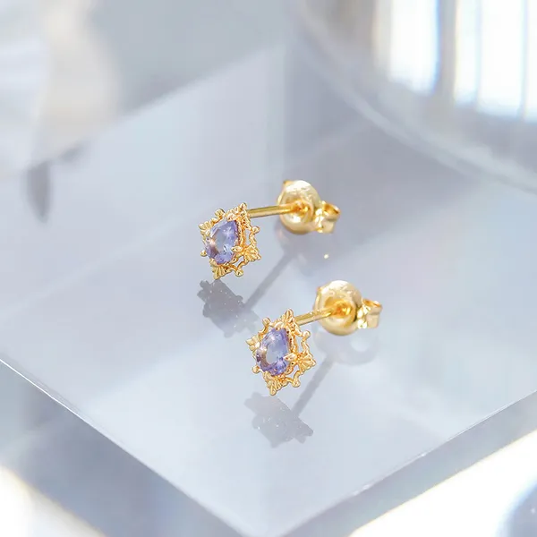 High Quality Stainless Steel Jewelry Necklace Color Stone Setting