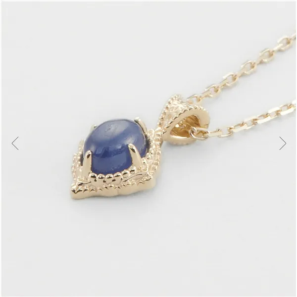 High Quality Stainless Steel Jewelry Necklace Color Stone Setting