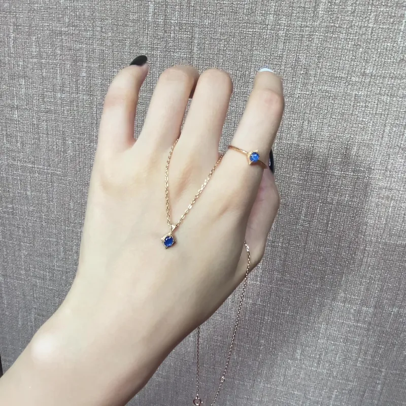 High Quality Stainless Steel Jewelry Necklace Color Stone Setting