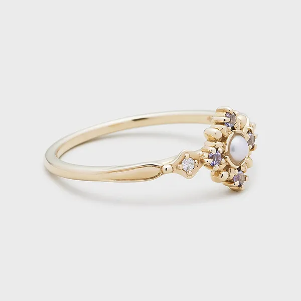 High Quality Stainless Steel Jewelry Necklace Color Stone Setting