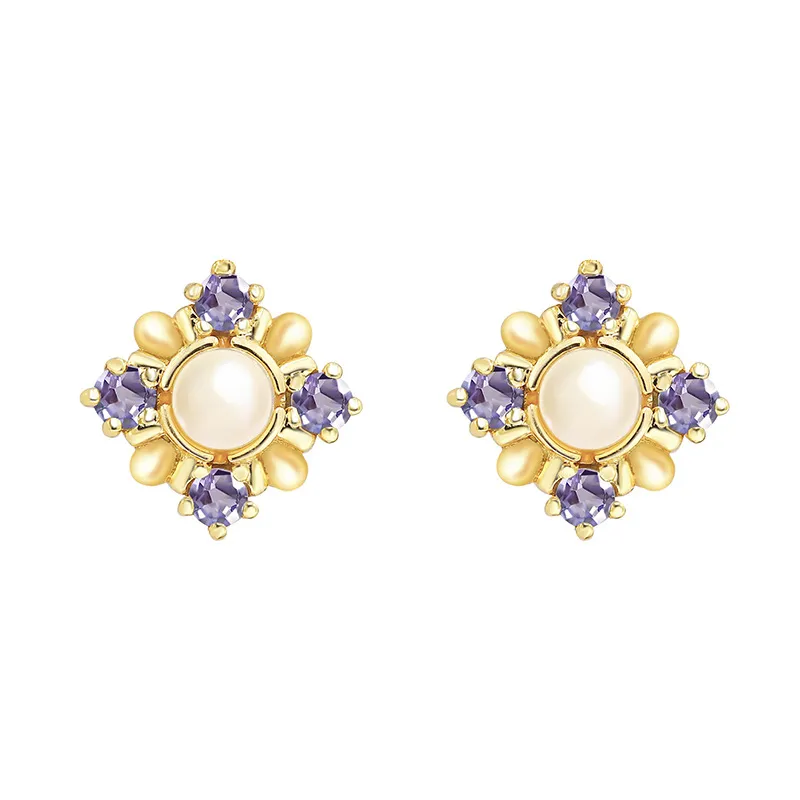 High Quality Stainless Steel Jewelry Necklace Color Stone Setting