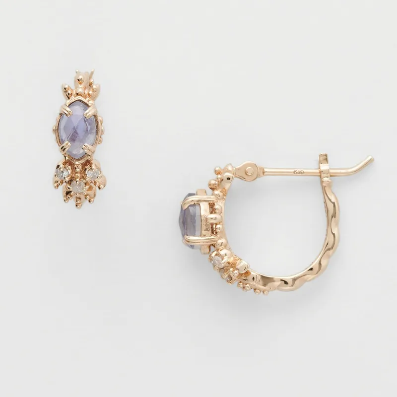 High Quality Stainless Steel Jewelry Necklace Color Stone Setting