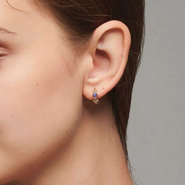 High Quality Stainless Steel Jewelry Necklace Color Stone Setting