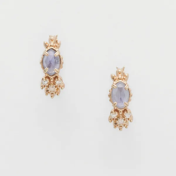 High Quality Stainless Steel Jewelry Necklace Color Stone Setting