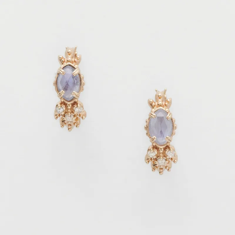 High Quality Stainless Steel Jewelry Necklace Color Stone Setting