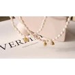 Pearl Necklace with a Silver Clasp, 6-7 mm