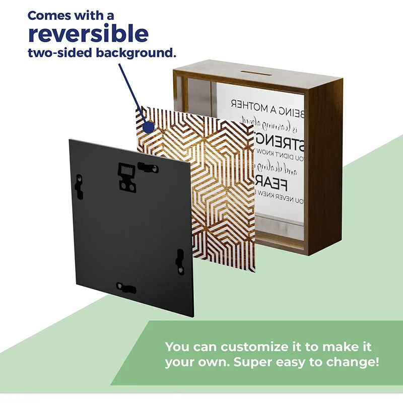 Adventure Wooden Bank+Fun and Memorable Gift+Shadow Box Bank