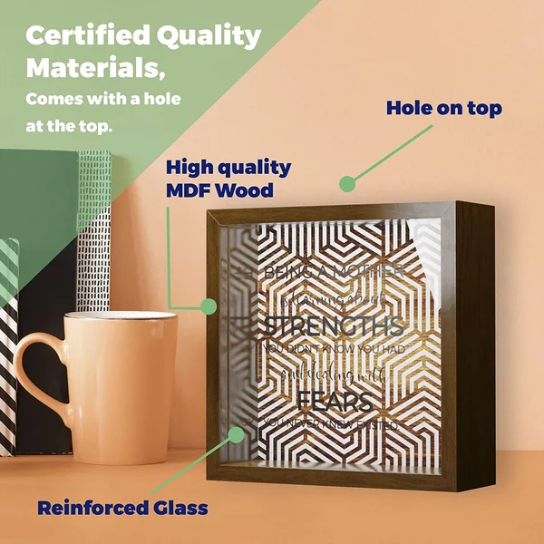 Adventure Wooden Bank+Fun and Memorable Gift+Shadow Box Bank