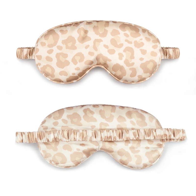 satin shading sleep eyemasks with embroidered logo