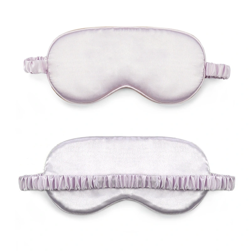 satin shading sleep eyemasks with embroidered logo