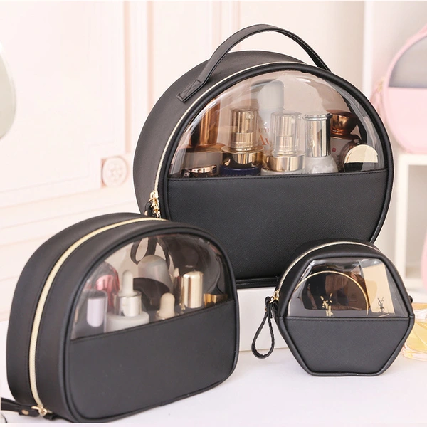  large-capacity portable female small transparent cosmetic bag 