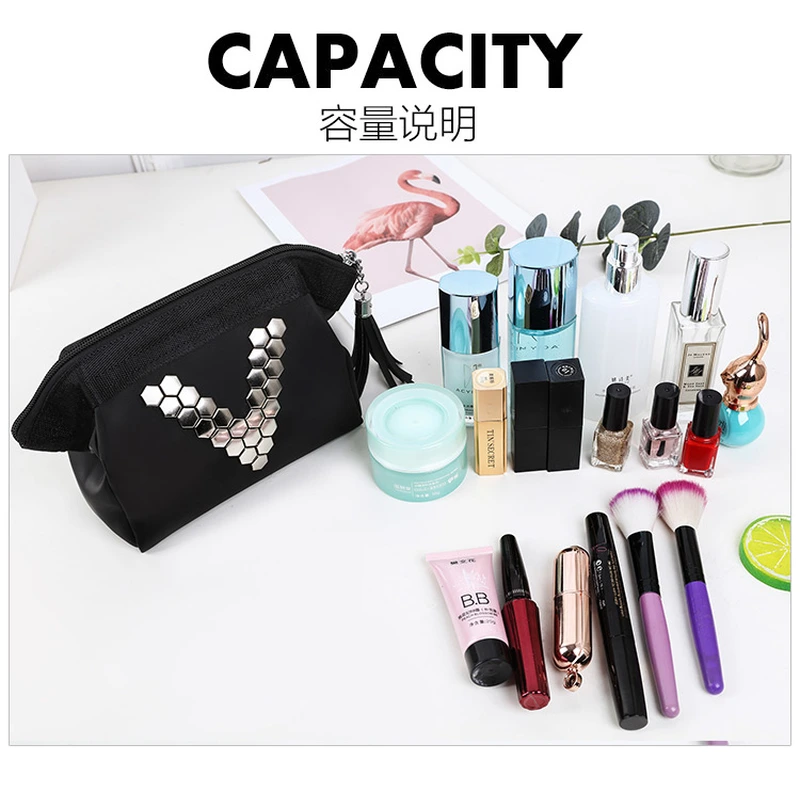 portable large capacity cosmetic bag