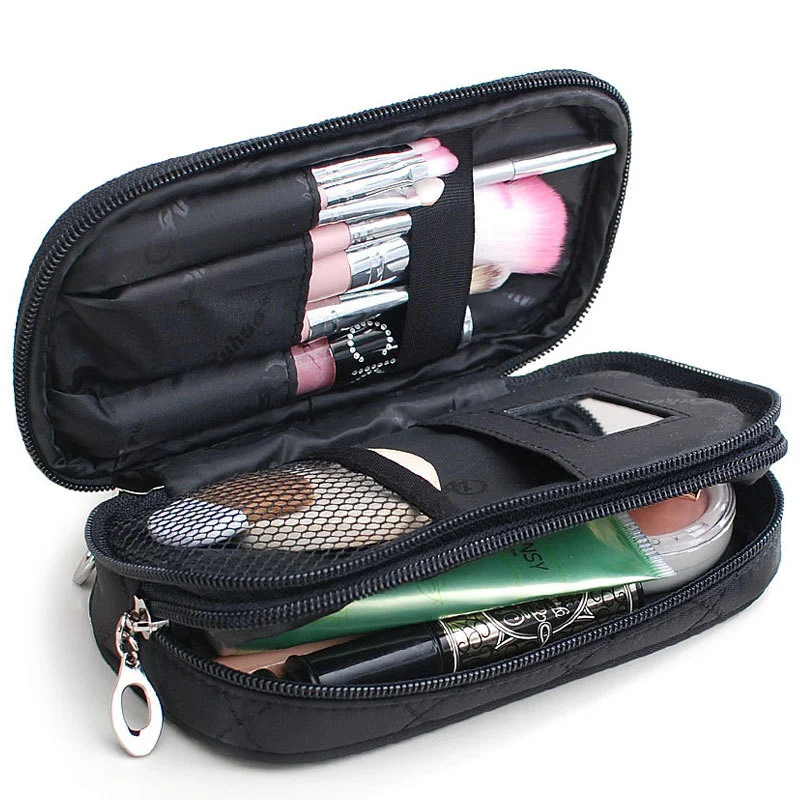 Custom brush cosmetic bag 