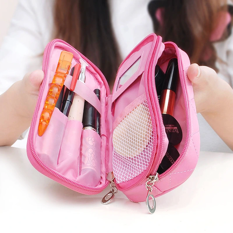 Custom brush cosmetic bag 