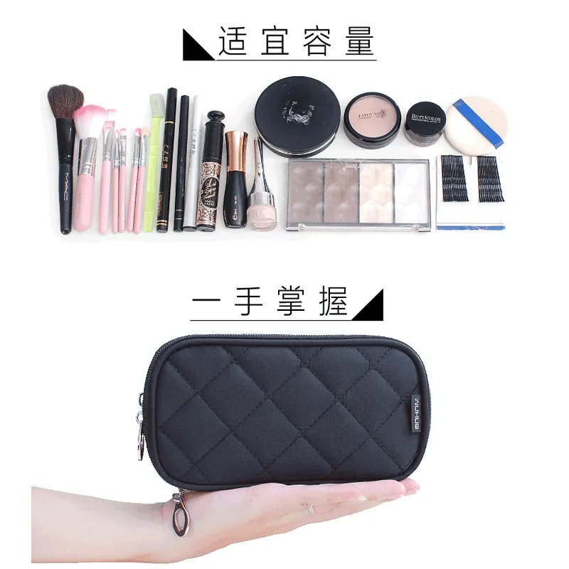 Custom brush cosmetic bag 