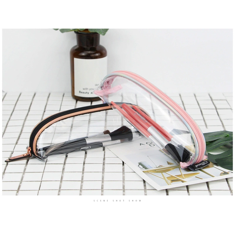 Makeup brushes makeup transparent bag mini pen bag cosmetic bag