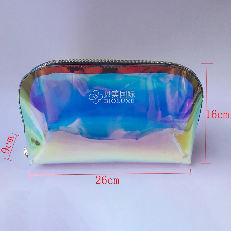 Holographic Clear Makeup Bag