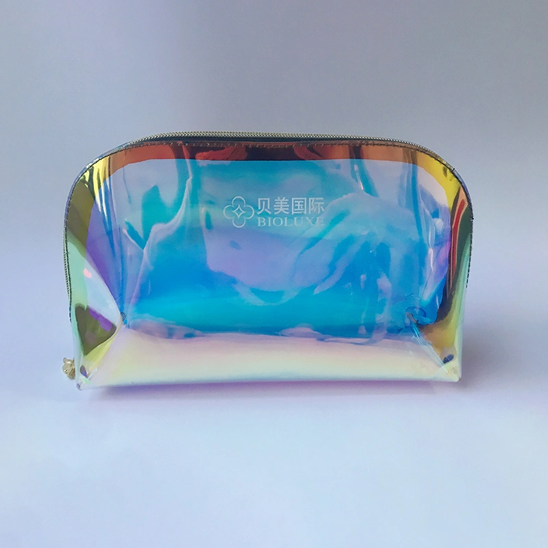 Holographic Clear Makeup Bag