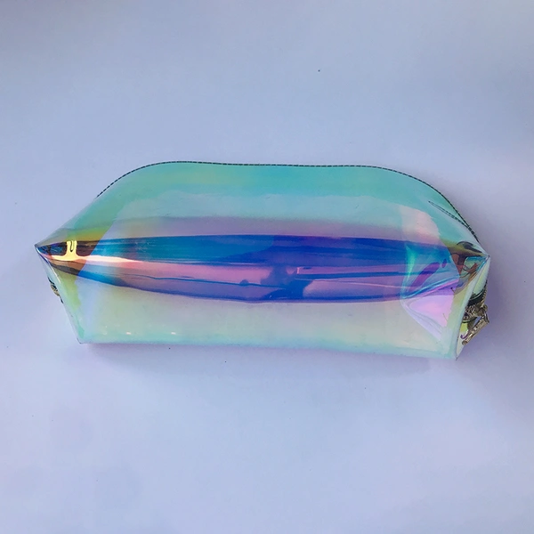 Holographic Clear Makeup Bag