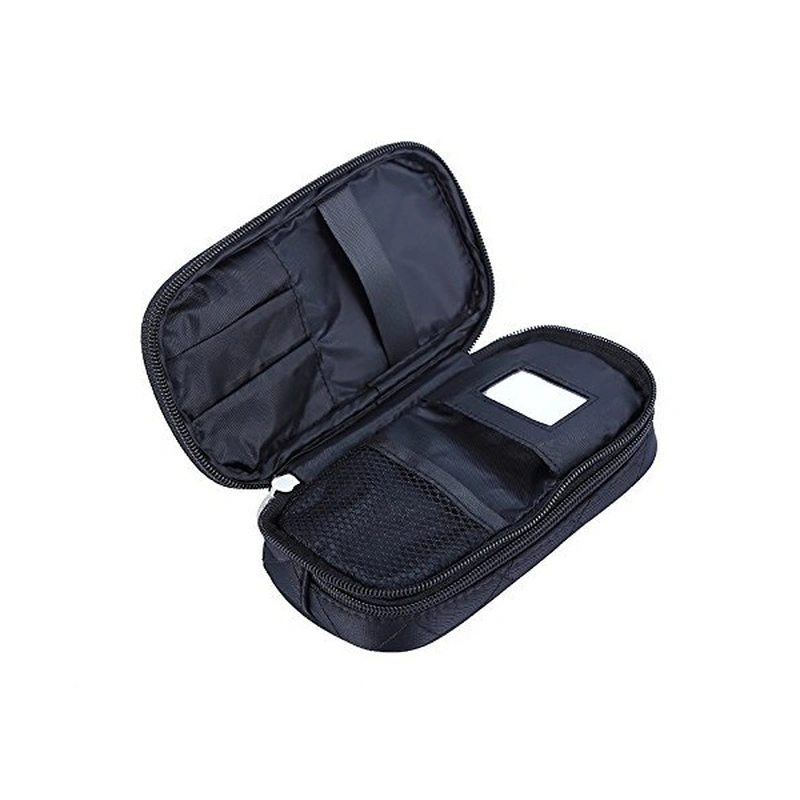 Double-Sided Cosmetic Pouch Bag for Travel Makeup Brush Organizer Makeup Bag