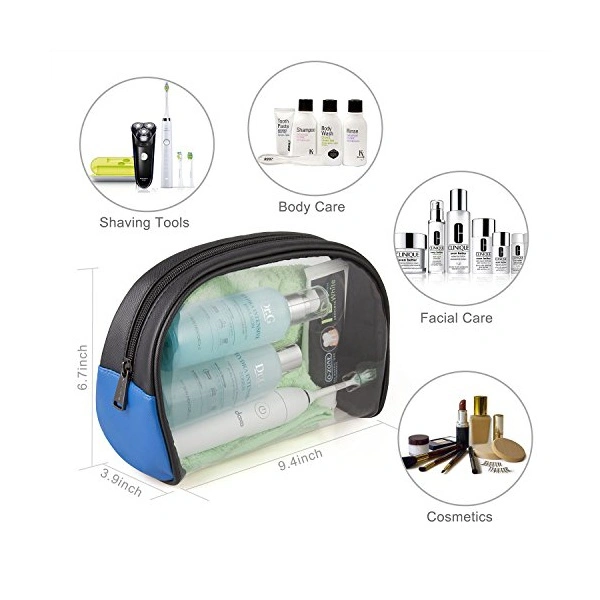 Cosmetic bag Clear makeup Pouch with Good Quality Zipper