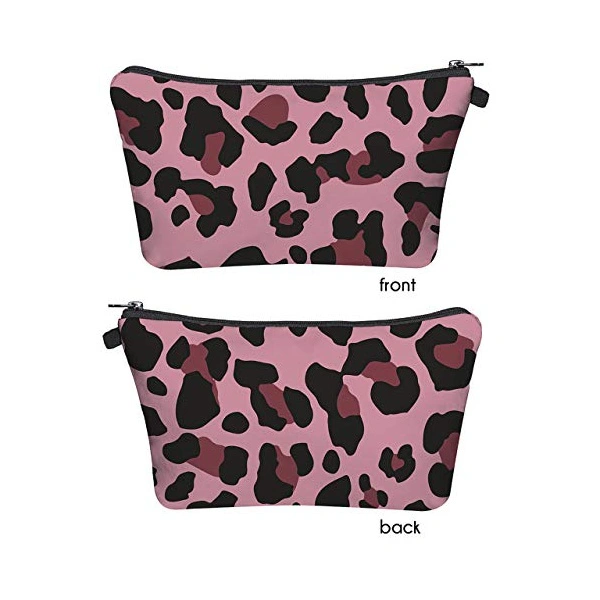 Pink Leopard Cosmetic Pouch