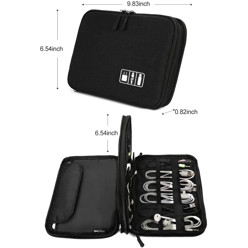 Electronic Accessories Cable Organizer Bag