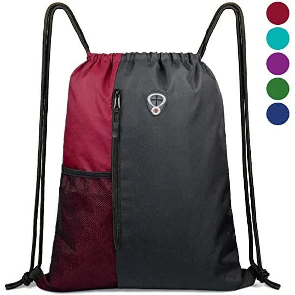 Drawstring Backpack Sports Gym Bag