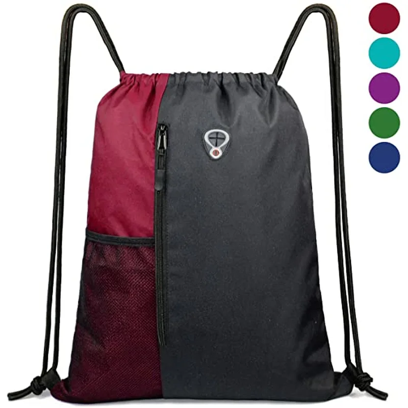 Drawstring Backpack Sports Gym Bag