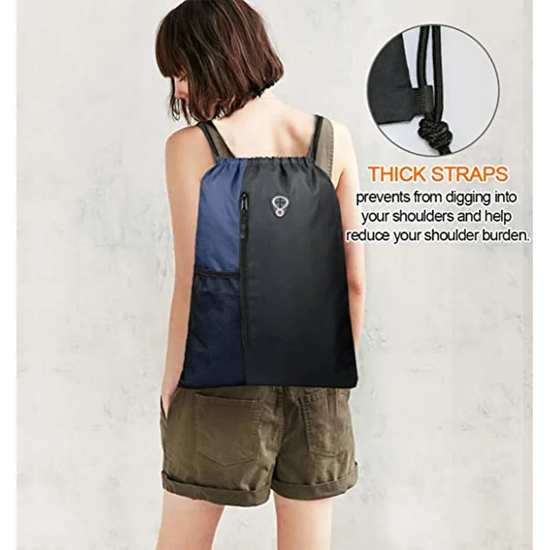 Drawstring Backpack Sports Gym Bag
