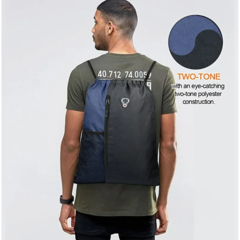 Drawstring Backpack Sports Gym Bag