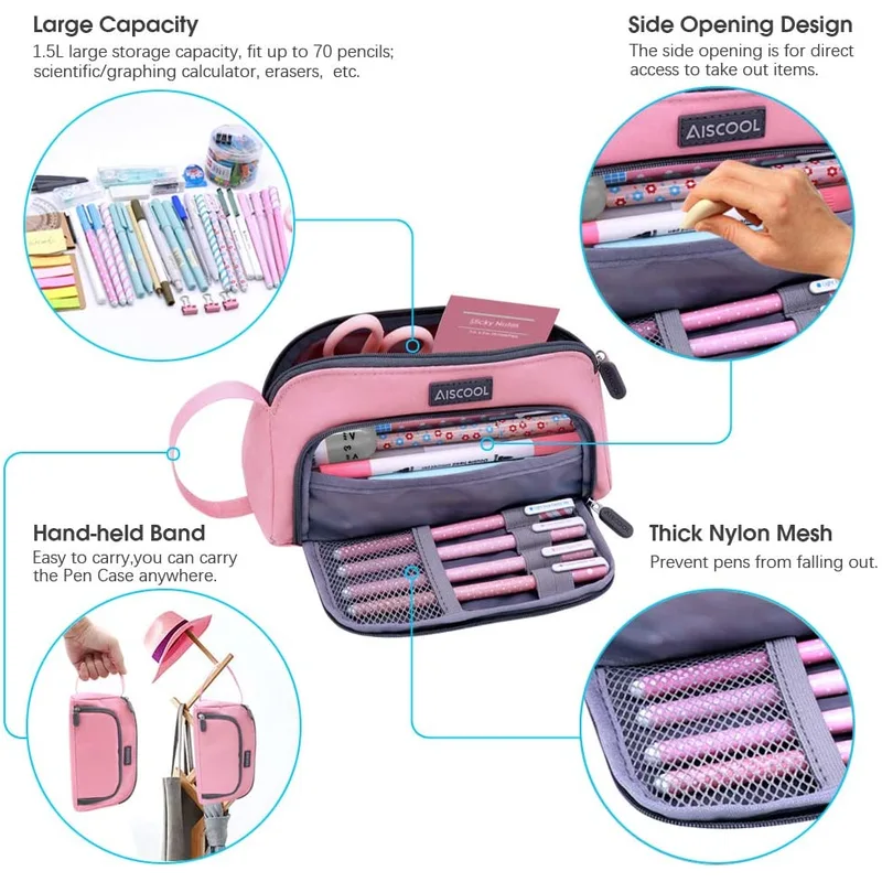 Big Capacity Pencil Case Bag