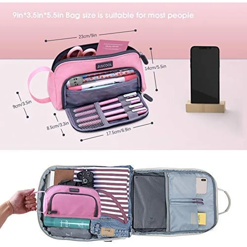 Big Capacity Pencil Case Bag