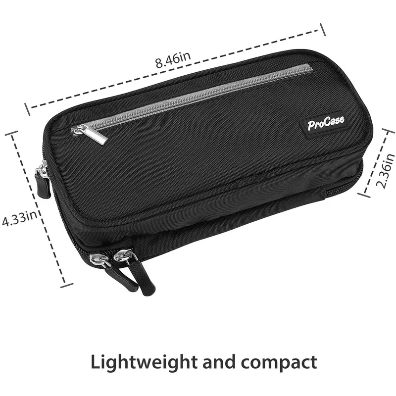 Two Layers Big Capacity Pencil Pouch Pen Organizer