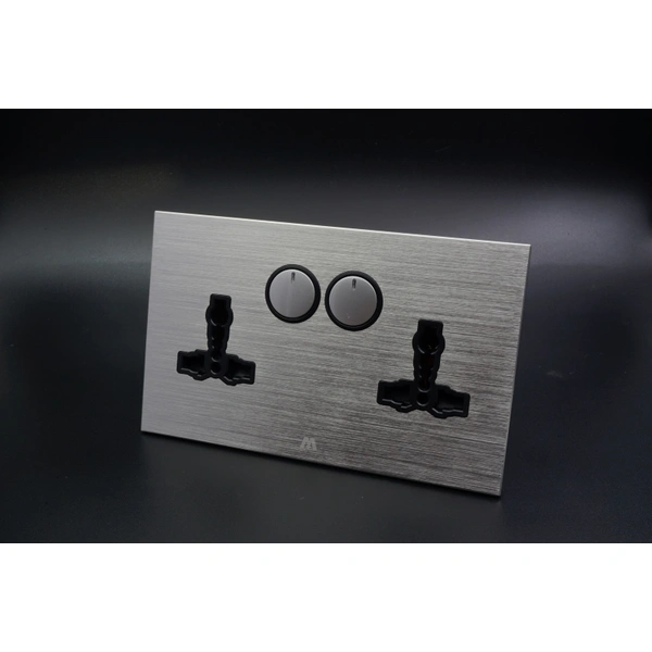 TWIN UNIVERSAL SWITCHED SOCKET IN GOOD PRICE & QUALITY
