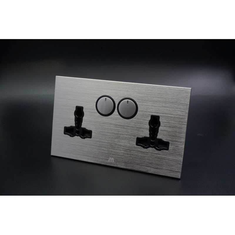 TWIN UNIVERSAL SWITCHED SOCKET IN GOOD PRICE & QUALITY