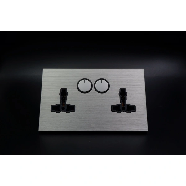 TWIN UNIVERSAL SWITCHED SOCKET IN GOOD PRICE & QUALITY