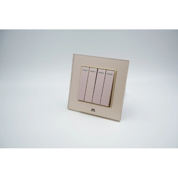 4 Gang switch|Glass switch|Crystal switch|Quality switch