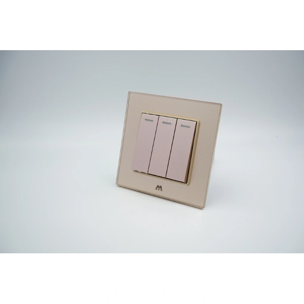 3 Gang switch|Glass switch|Crystal switch|Quality switch